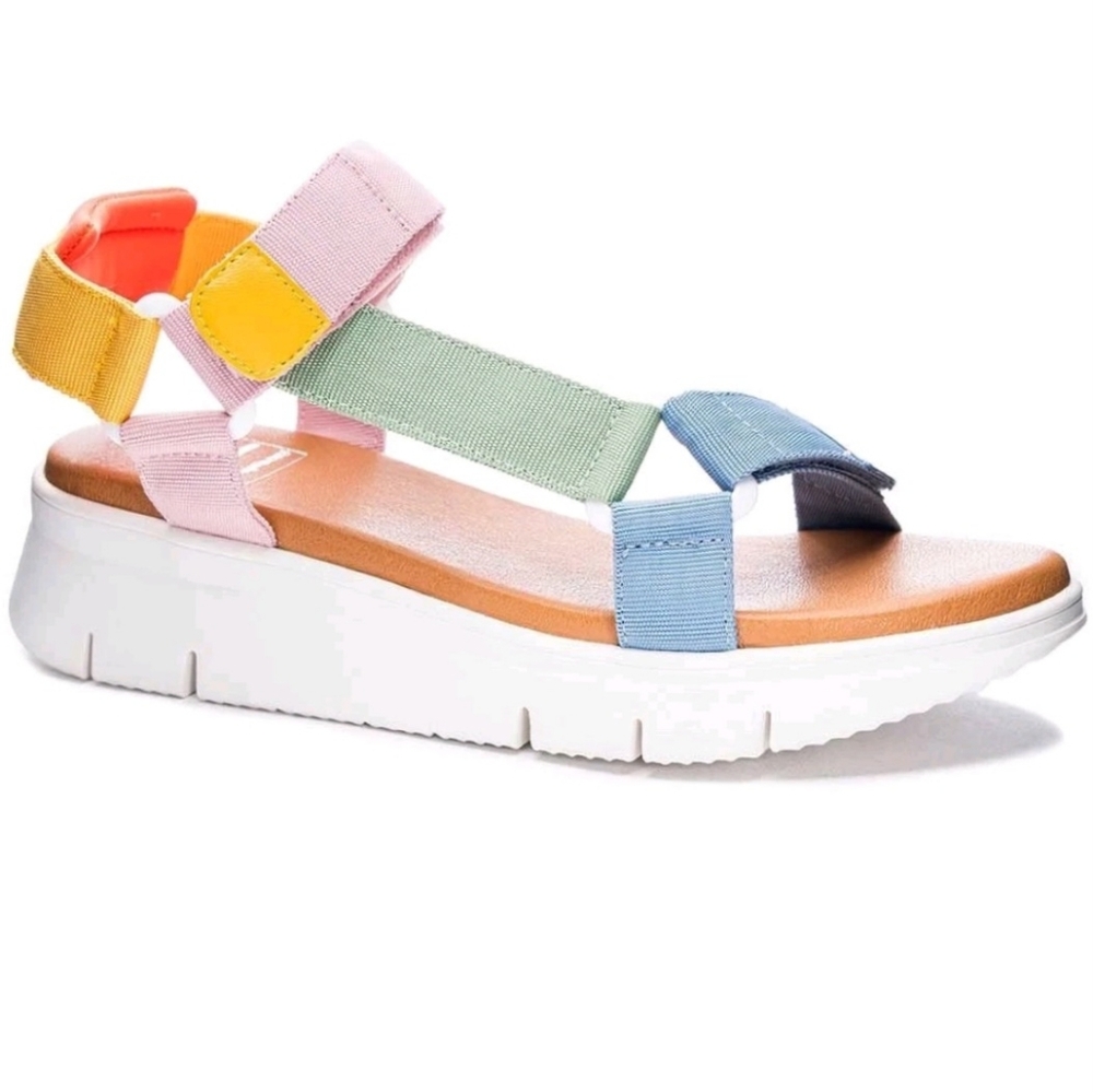 Dirty Laundry Qwest Green Webb-Neo -Sz 7-Sz 7.5-SZ 9.5-sz11‎ Multi Color